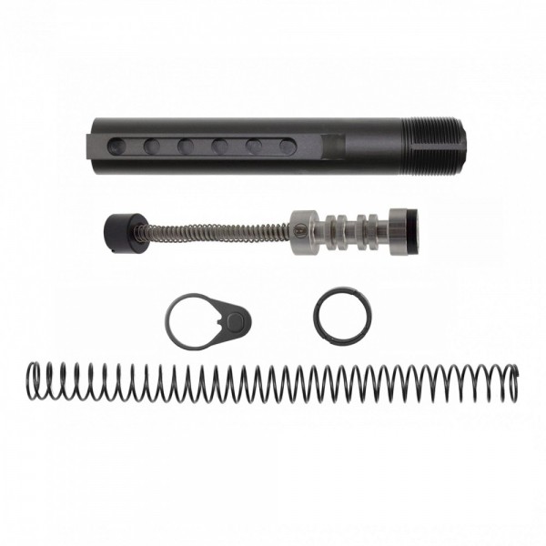 AR-15 M4 Six Position Buffer Tube Kit -Mil-Spec w/ AR-15 Sound Mitigation Buffer